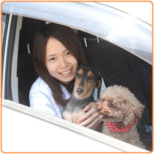 送迎 蓮沼andJJandきなこ写真